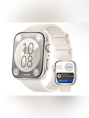 Smart Watch Fitness Tracker Watch Beige